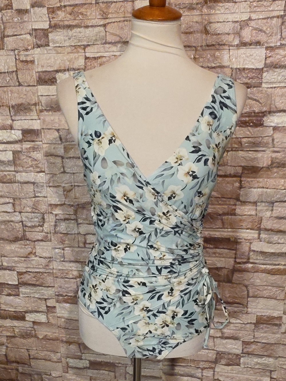 Nip Tuck Floral Ruched One-Piece Swimsuit